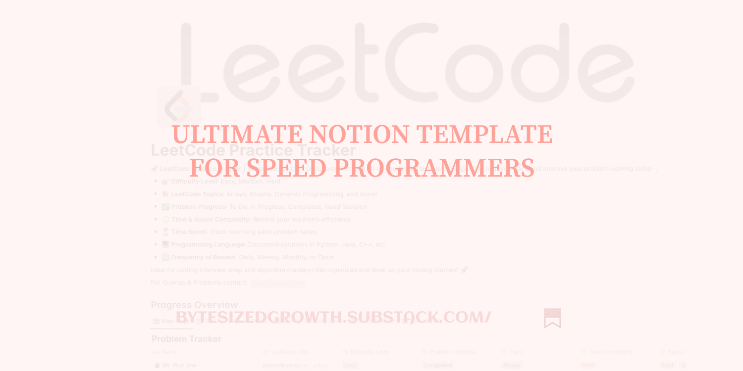 LeetCode Practice Tracker